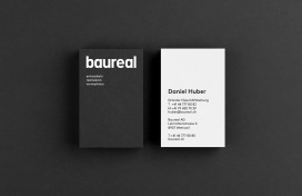 Visitenkarten Design Baureal