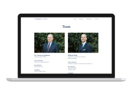 Online Präsentation Anwaltskanzlei Zürich