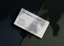 Visitenkarte Branding Anwaltskanzlei