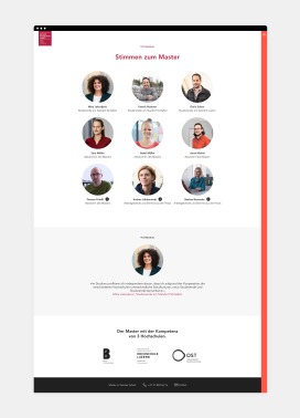 Master in Sozialer Arbeit Webdesign