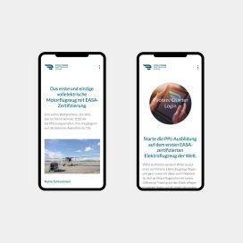 Mobiledesign Elektroflugschule