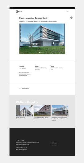 Screendesign Stahlbau